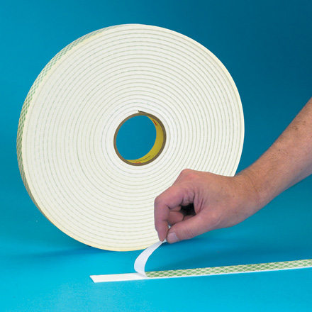 1" x 72 yds. (1 Pack) 3M<span class='tm'>™</span> 4032 Double Sided Foam Tape