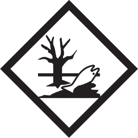 10 <span class='fraction'>3/4</span> x 10 <span class='fraction'>3/4</span>" - Marine Pollutant Vinyl Labels