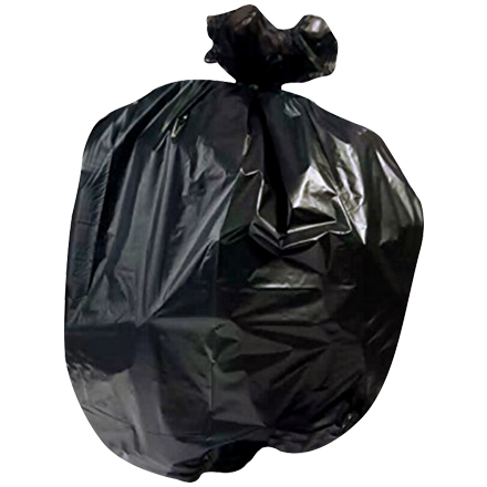 High Density Trash Liners - Black, 60 Gallon, .67 Mil.