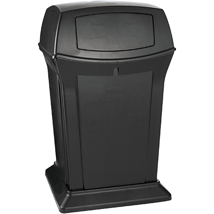 Rubbermaid<span class='rtm'>®</span> Ranger<span class='rtm'>®</span> Trash Can - 45 Gallon, 2-Way, Black