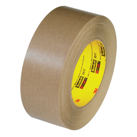 1 <span class='fraction'>1/2</span>" x 60 yds. (12 Pack) 3M<span class='tm'>™</span> 2517 Flatback Tape